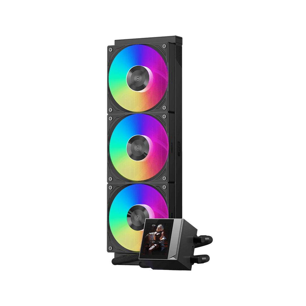 PCCOOLER DC360 Pro ARGB Display 360mm 水冷散熱器 - Black 黑色
