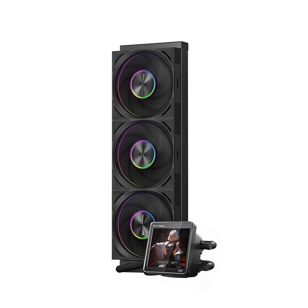 PCCOOLER DT360 ARGB Display 360mm 水冷散熱器 - Black 黑色