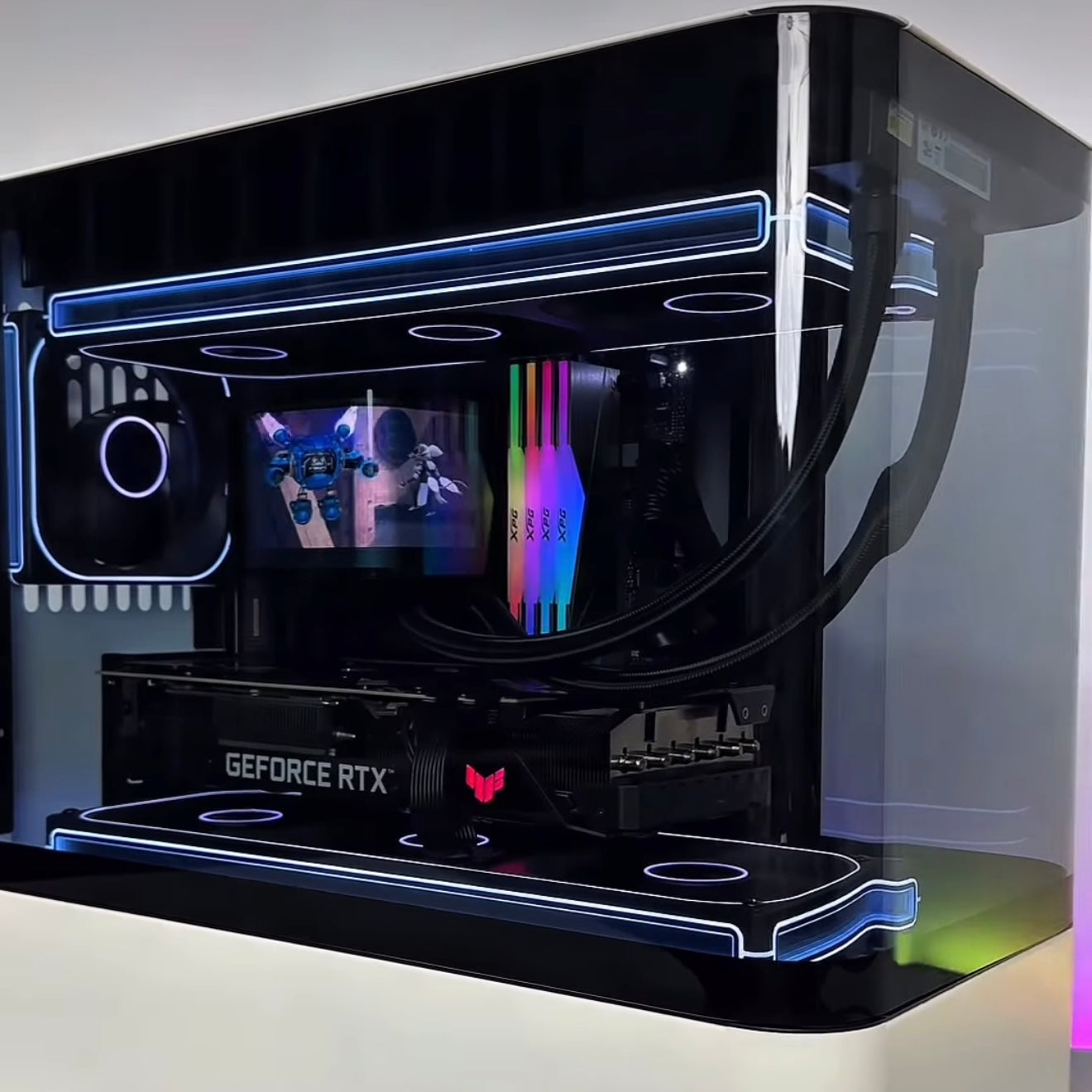 QCART HM1 海景組合 (機箱+風扇+水冷)