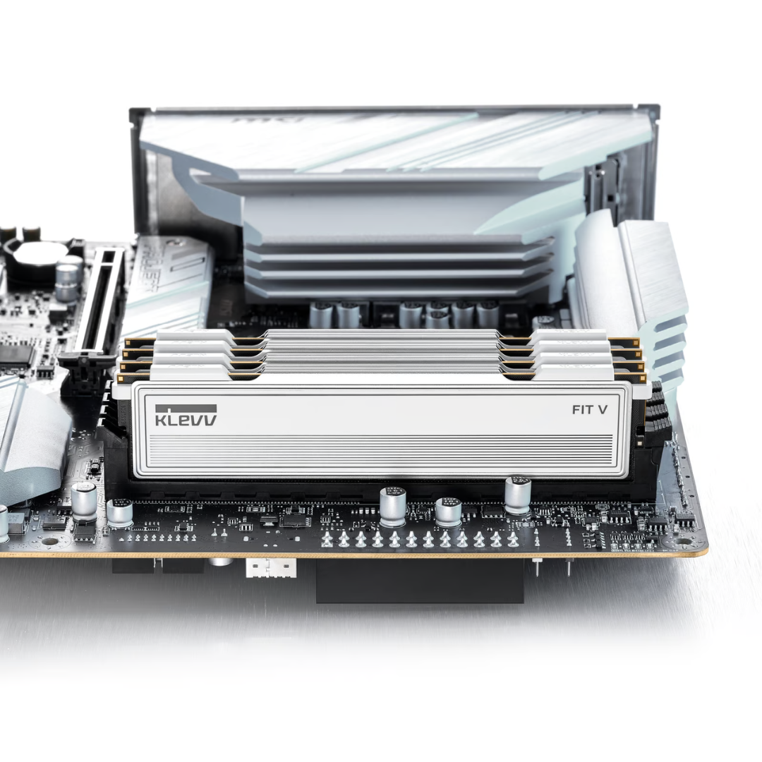 【AMD專用套裝、Intel不適用】 Klevv 科賦 FIT V DDR5 White 32GB (16GB x 2) 6000MHz CL28 (KD5AGU880-60B280F) - Limited Lifetime保養