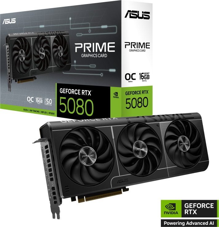 ASUS PRIME GeForce RTX™ 5080 16GB GDDR7 OC Edition