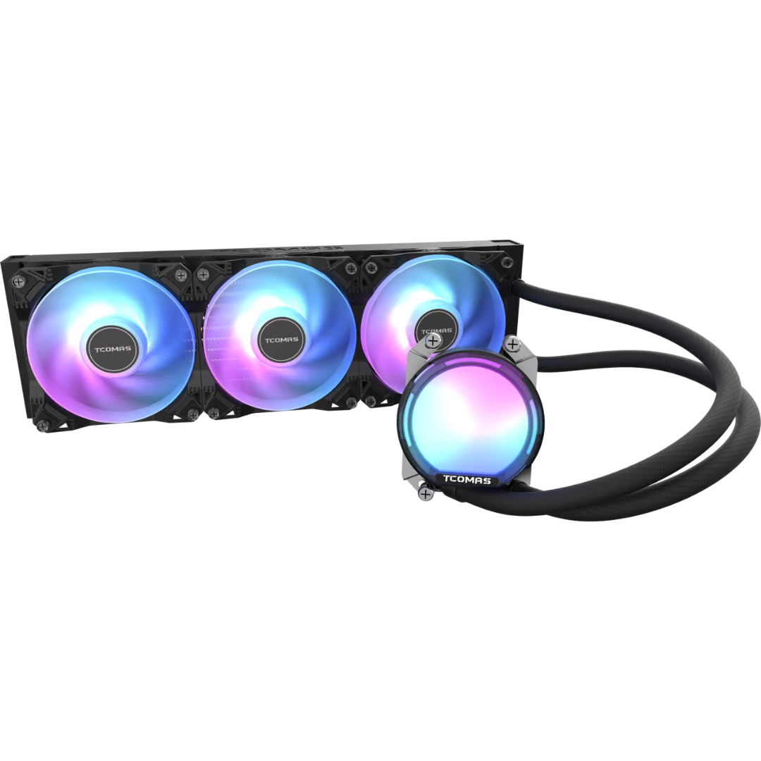 TCOMAS 鈦鉭 SJ-A080 360mm CPU 水冷散熱器 - Black 黑色