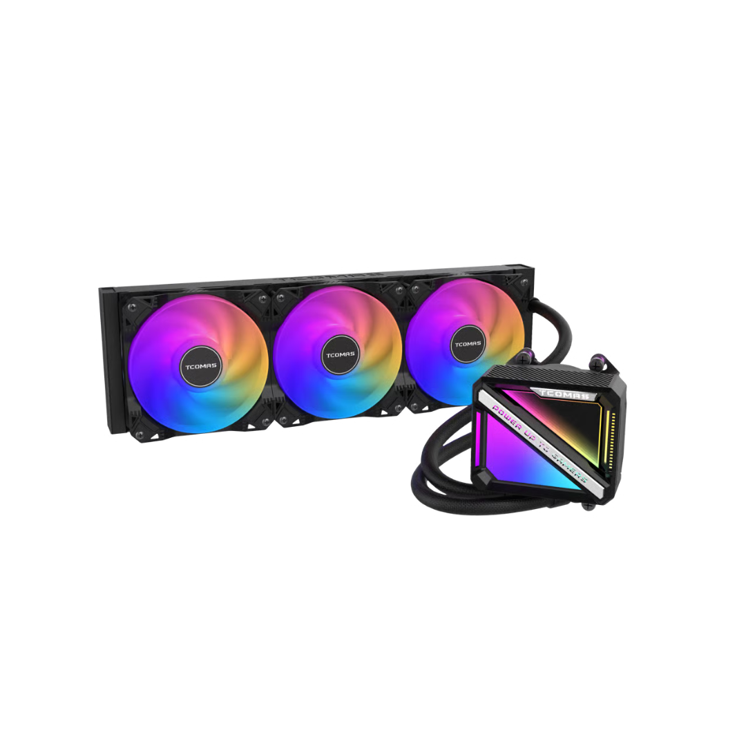 TCOMAS 鈦鉭 SJ-A090 360mm CPU 水冷散熱器 - Black 黑色