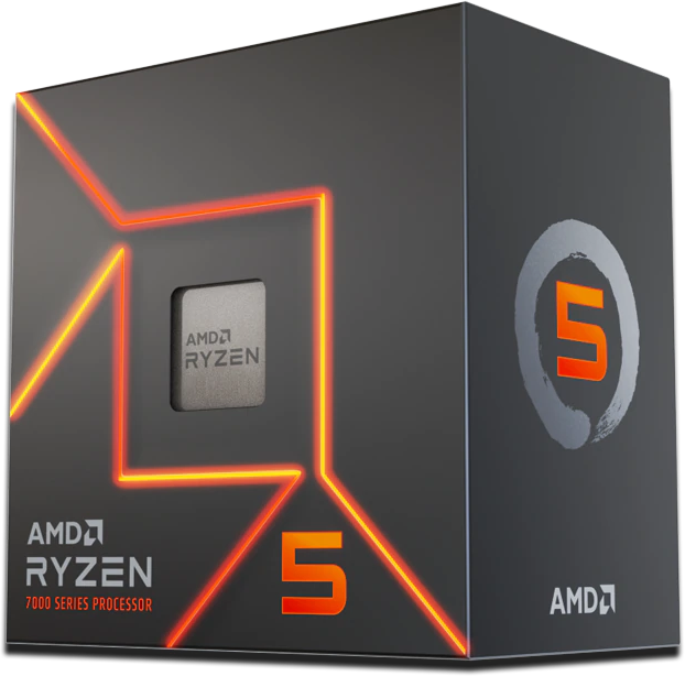 AMD Ryzen 5 7500F 6核心12線程 Tray (不含散熱器)