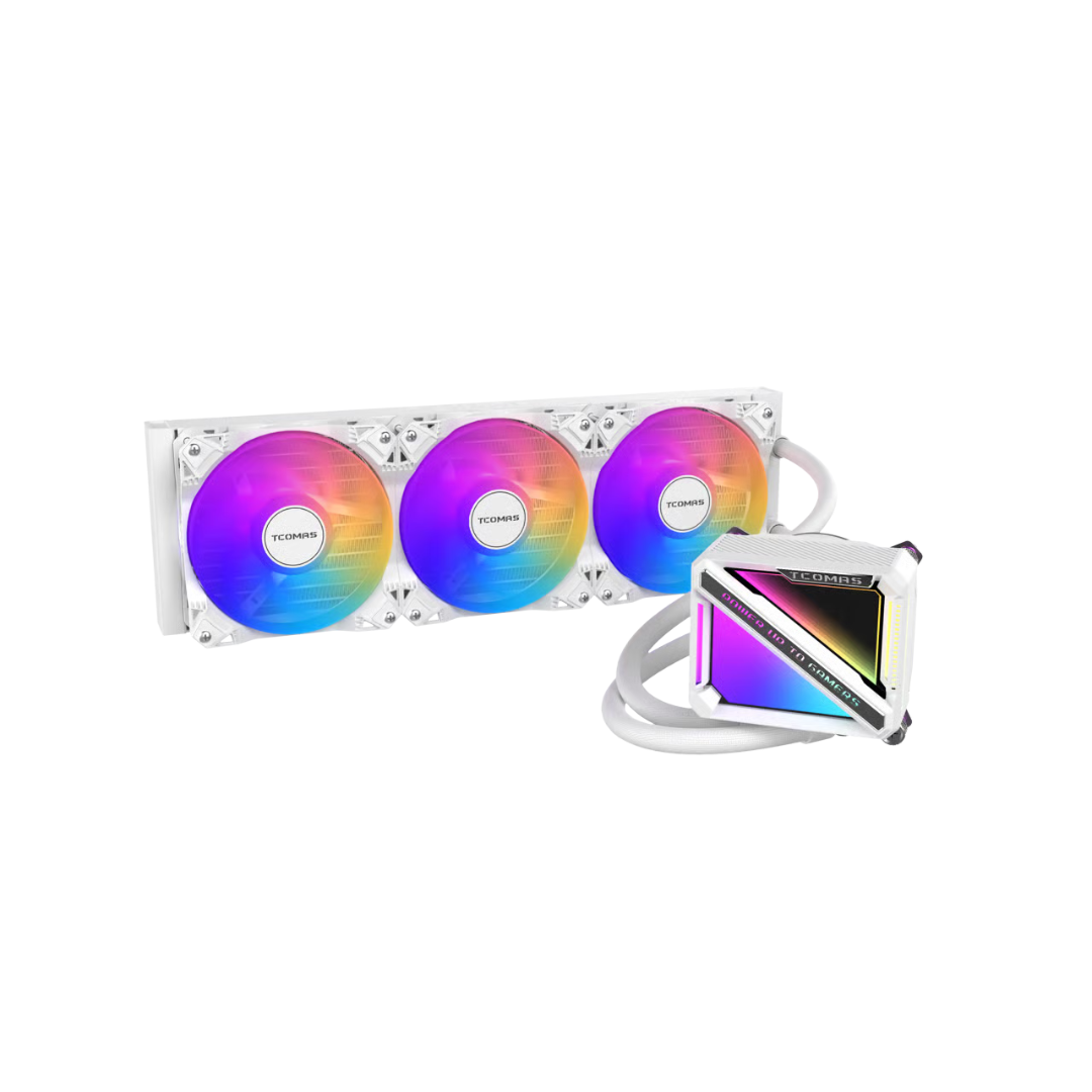 TCOMAS 鈦鉭 SJ-A090 360mm CPU 水冷散熱器 - White 白色