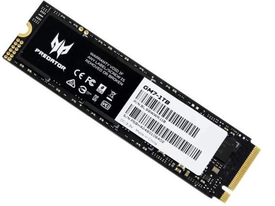 Acer Predator GM7 1TB 3D TLC M.2 NVMe PCIe 4.0 x 4 SSD