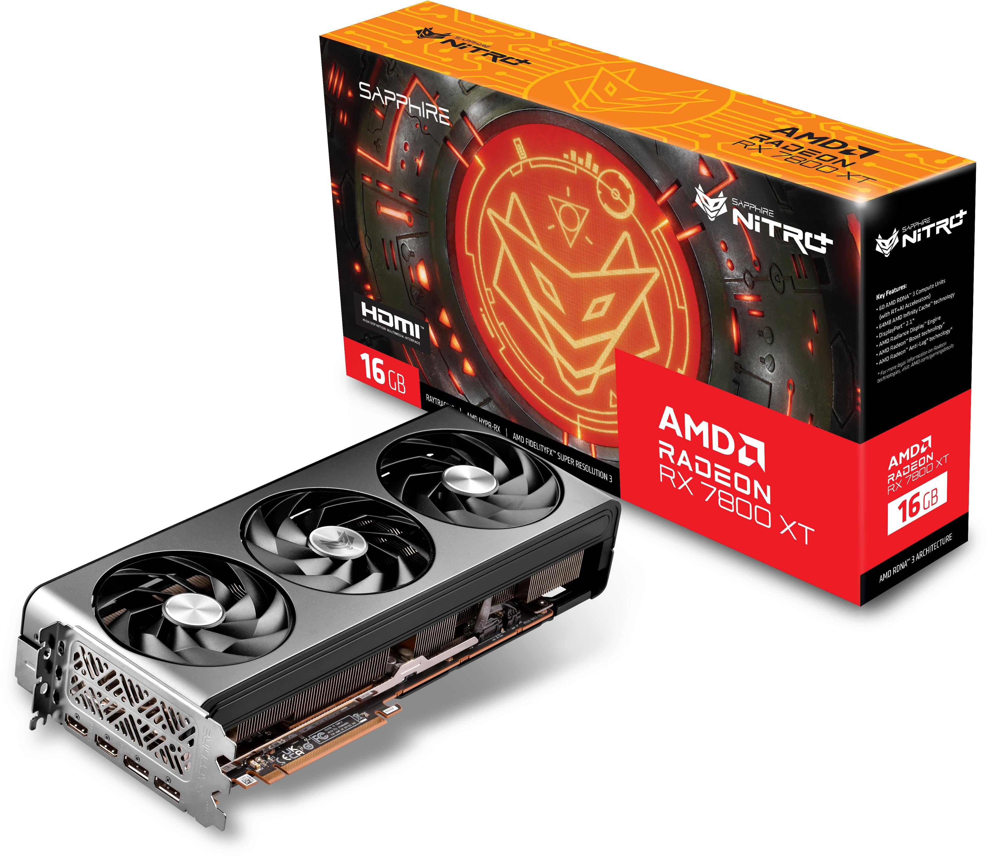 Sapphire NITRO+ AMD Radeon™ RX 7800 XT 16GB OC GDDR6
