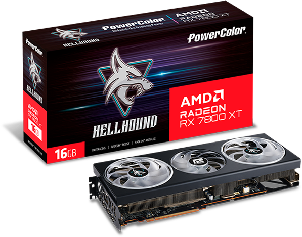 POWERCOLOR Hellhound AMD Radeon™ RX 7800 XT 16GB GDDR6