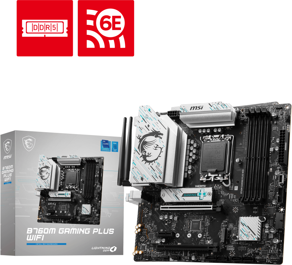 MSI B760M GAMING PLUS WIFI MATX