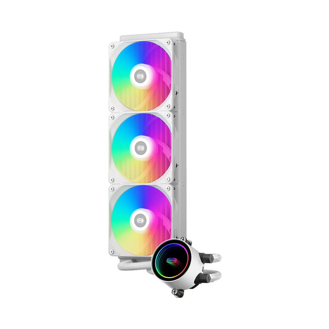 PCCOOLER DA360 ARGB 360mm 水冷散熱器 - White 白色