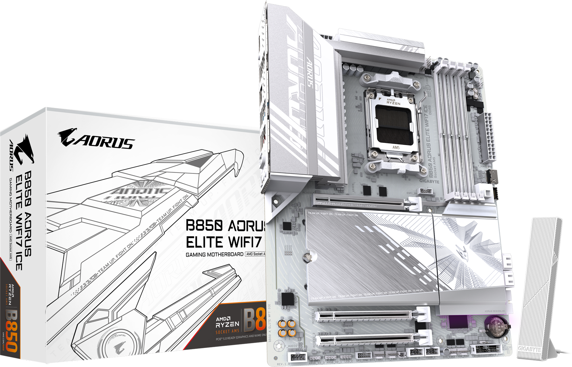 GIGABYTE B850 AORUS ELITE WIFI7 ICE ATX(平行進口)