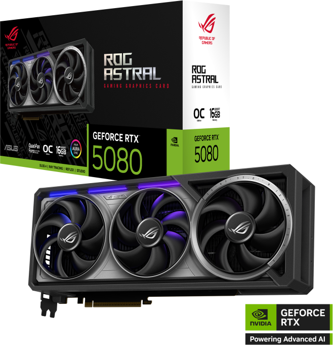ASUS ROG Astral GeForce RTX™ 5080 16GB GDDR7 OC Edition