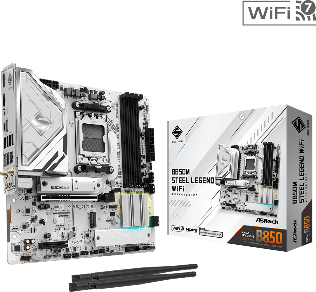 ASRock B850M Steel Legend WiFi MATX