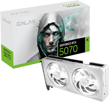 GALAX GeForce RTX™ 5070 1-Click OC White 12GB GDDR7