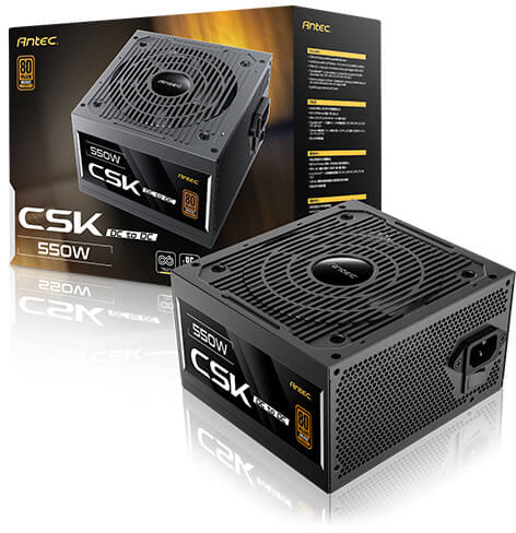 Antec Cuprum Strike CSK550 DC 550W 80Plus Bronze PSU
