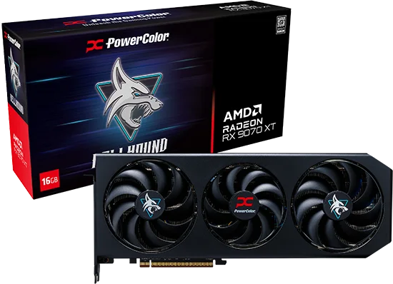 POWERCOLOR Hellhound AMD Radeon™ RX 9070 XT 16GB GDDR6