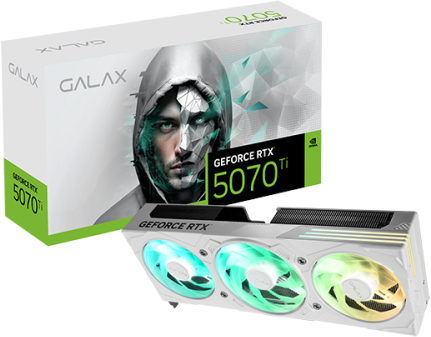 GALAX GeForce RTX™ 5070 Ti EX Gamer 1-Click OC White