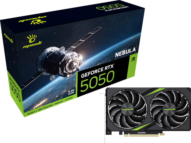 Manli Nebula GeForce RTX 5050 8GB GDDR6