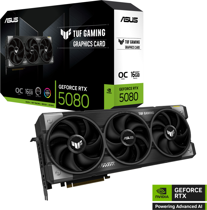 ASUS TUF Gaming GeForce RTX™ 5080 16GB GDDR7 OC Edition