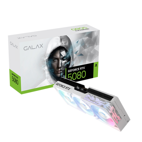 GALAX GeForce RTX™ 5080 1-Click OC White 16GB GDDR7