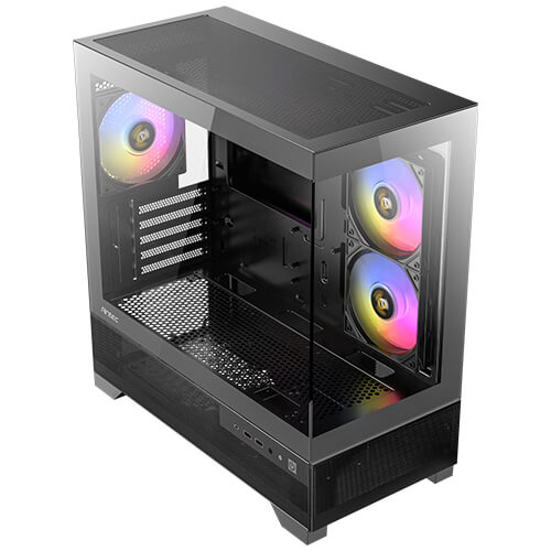 Antec CX500M ARGB MATX 海景機箱 - Black 【新版本可控燈風扇】