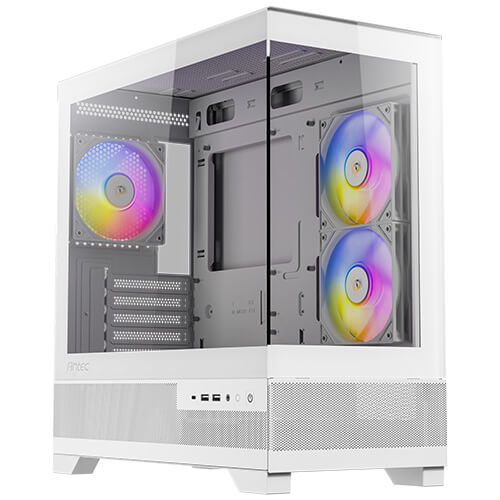Antec CX500M ARGB MATX 海景機箱 - White 【新版本可控燈風扇】