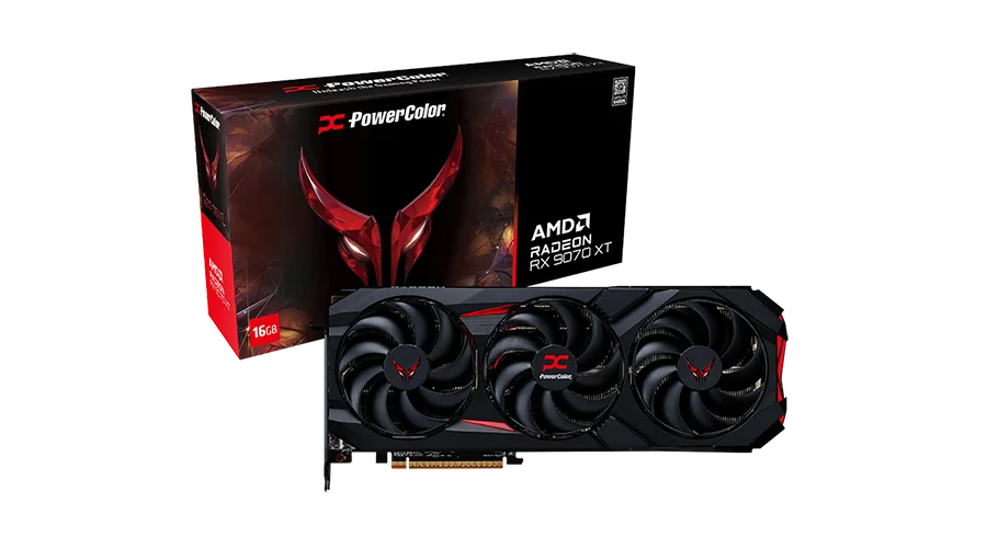 PowerColor Red Devil AMD Radeon RX 9070 XT 16GB 顯示卡