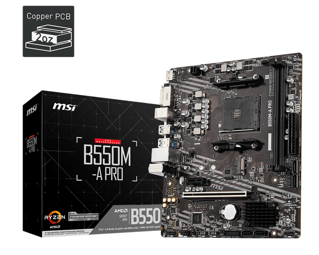 MSI 微星 AMD B550M-A PRO