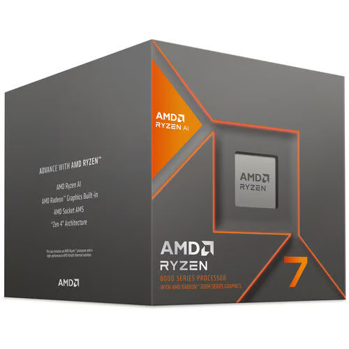 AMD Ryzen 7 8700G 8核心16線程 Box (含 Wraith Stealth 散熱器)