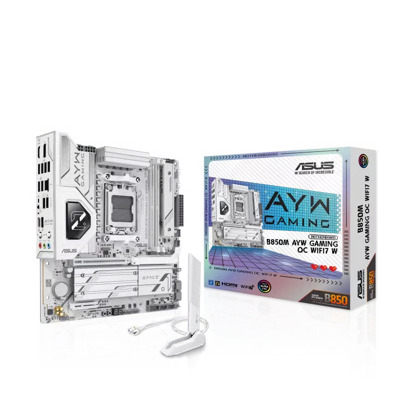 ASUS 華碩 B850M AYW GAMING OC WIFI W 主機板 (DDR5)