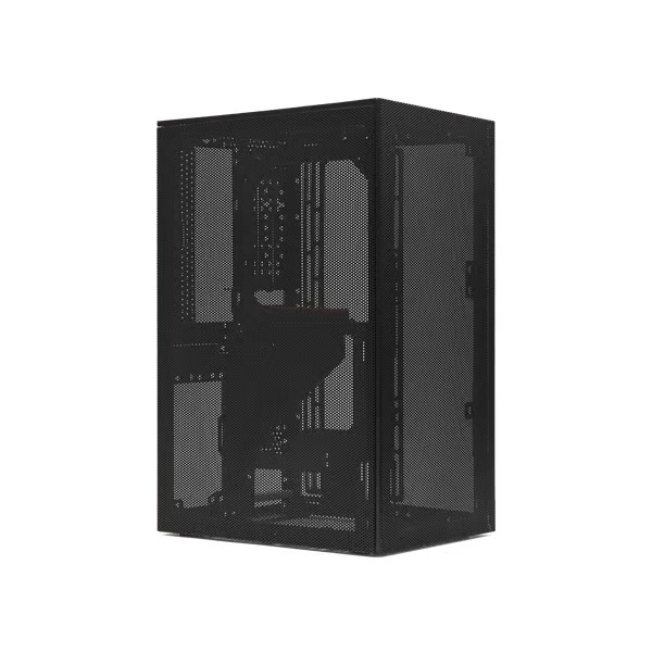 SSUPD Meshroom S V2 Full Mesh Mini-ITX 機箱 (w/ PCIe 5.0 Riser Cable) - Black 黑色