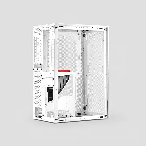 SSUPD Meshroom S V2 Full Mesh Mini-ITX 機箱 (w/ PCIe 5.0 Riser Cable) - White 白色