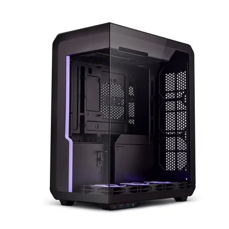 SSUPD XHUTTLE ATX 機箱 - Black 黑色 【底部預裝3把ARGB反吹風扇】