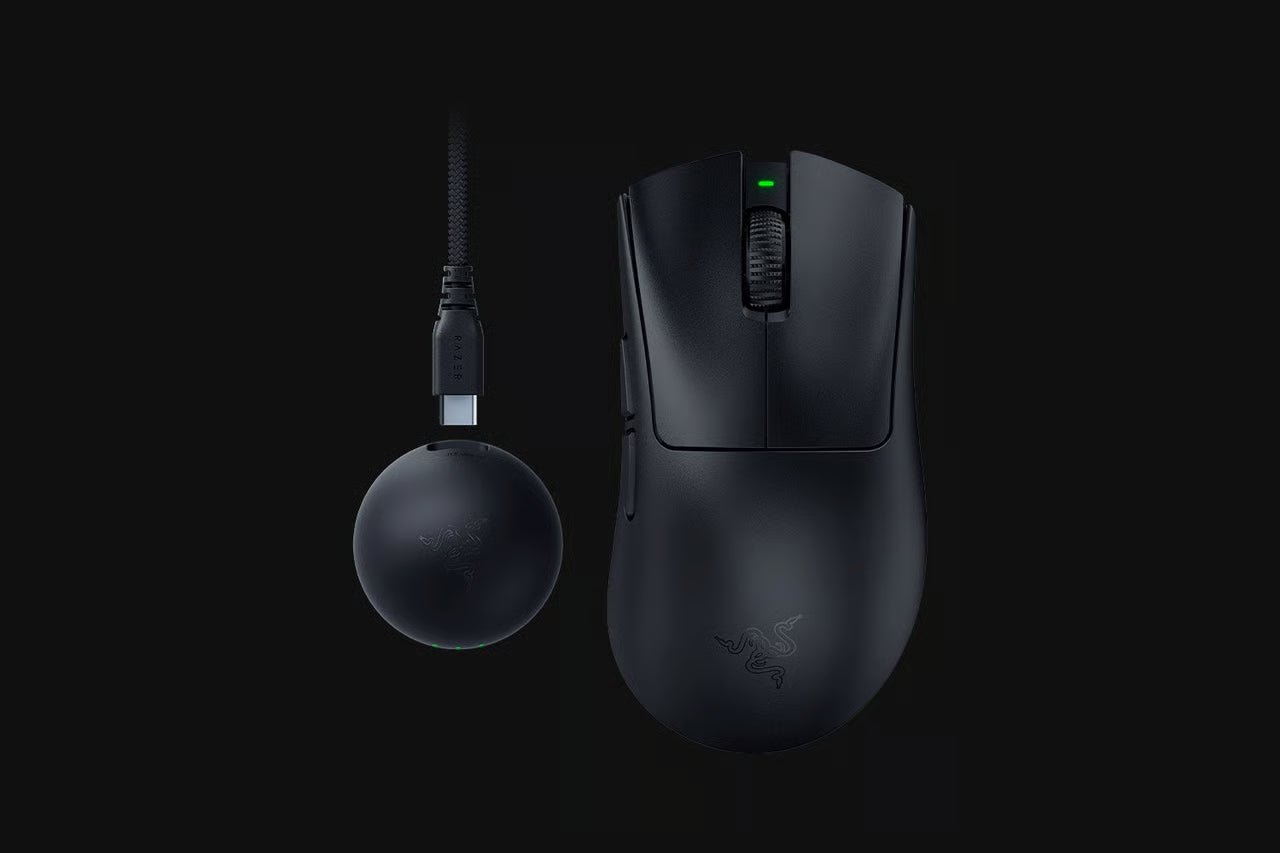 Razer DeathAdder V4 Pro 無線遊戲滑鼠 - Black 黑色