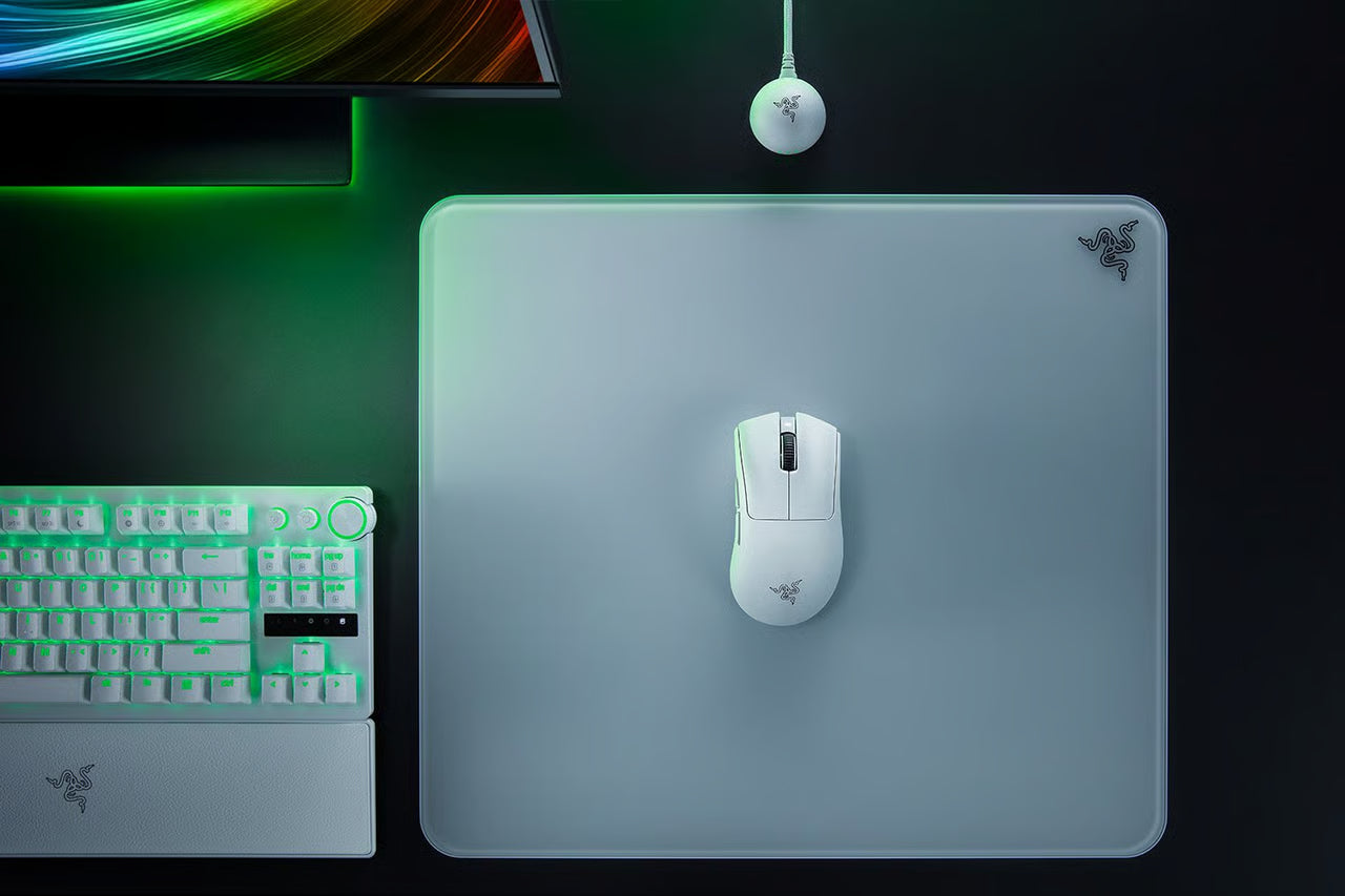 Razer DeathAdder V4 Pro 無線遊戲滑鼠 - White 白色