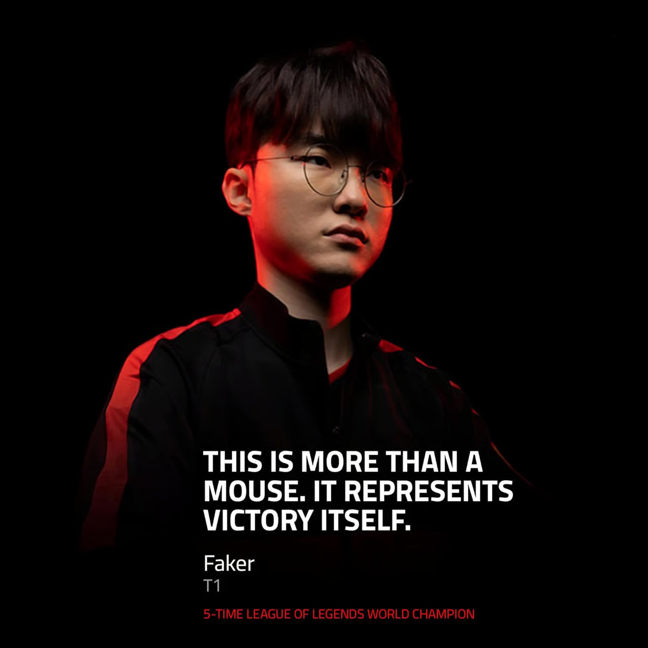 Razer Viper V3 Pro Faker Edition 無線遊戲滑鼠 - Faker 聯名款