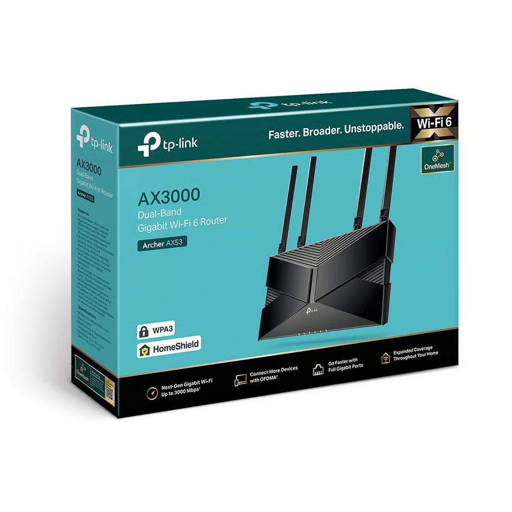 TP-Link Archer AX53 AX3000 雙頻 WiFi 6 路由器