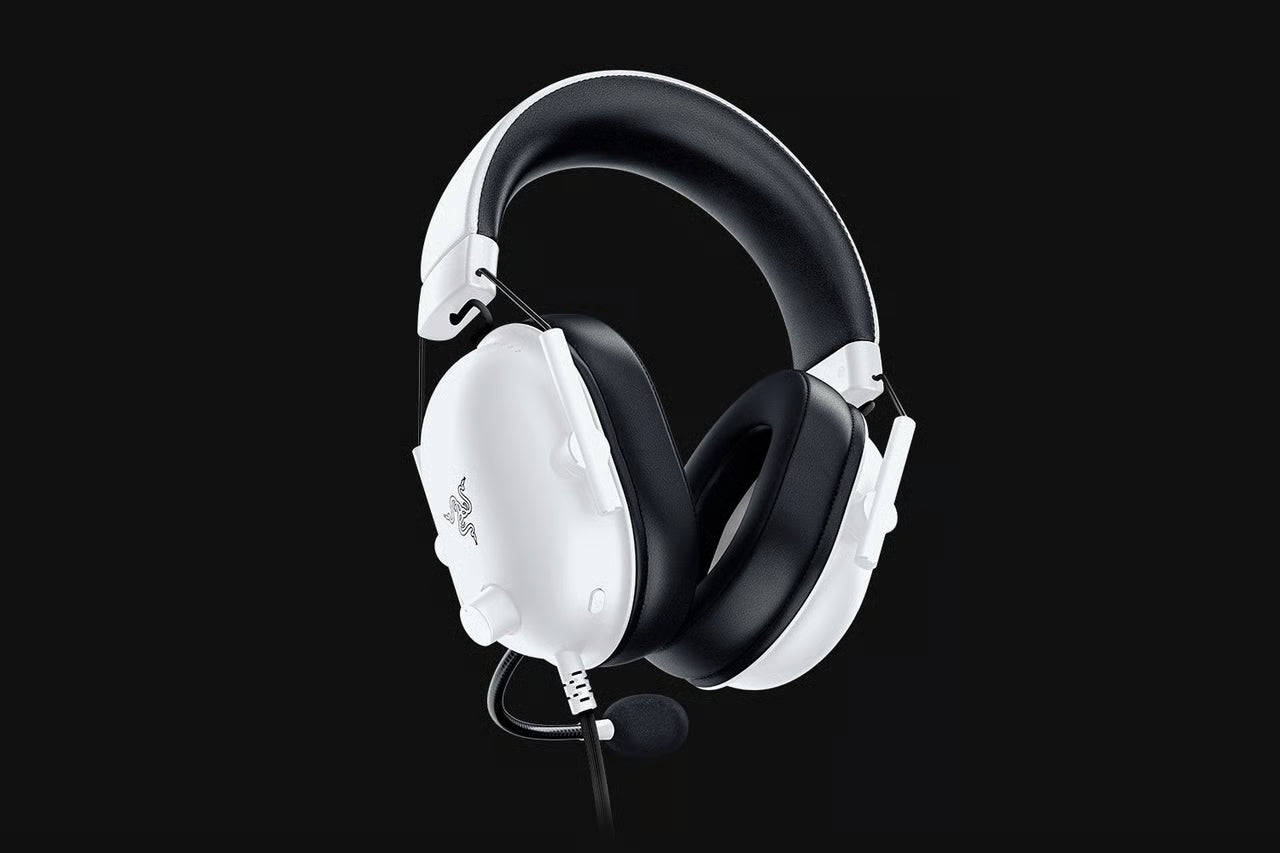 Razer BlackShark V2 X 電競遊戲耳機 - 白色