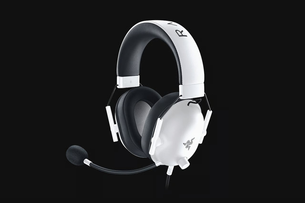 Razer BlackShark V2 X 電競遊戲耳機 - 白色