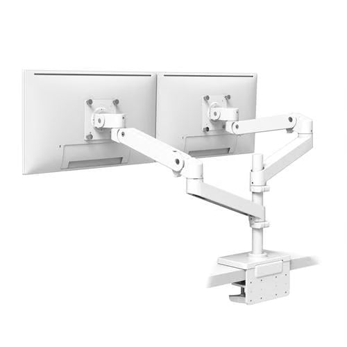 Ergotron LX Pro Dual Stacking Arm 桌面雙顯示器支架 (堆疊式) - White 白色 (每個承重 1.8 - 10 kg / ≤ 25.8" displays)