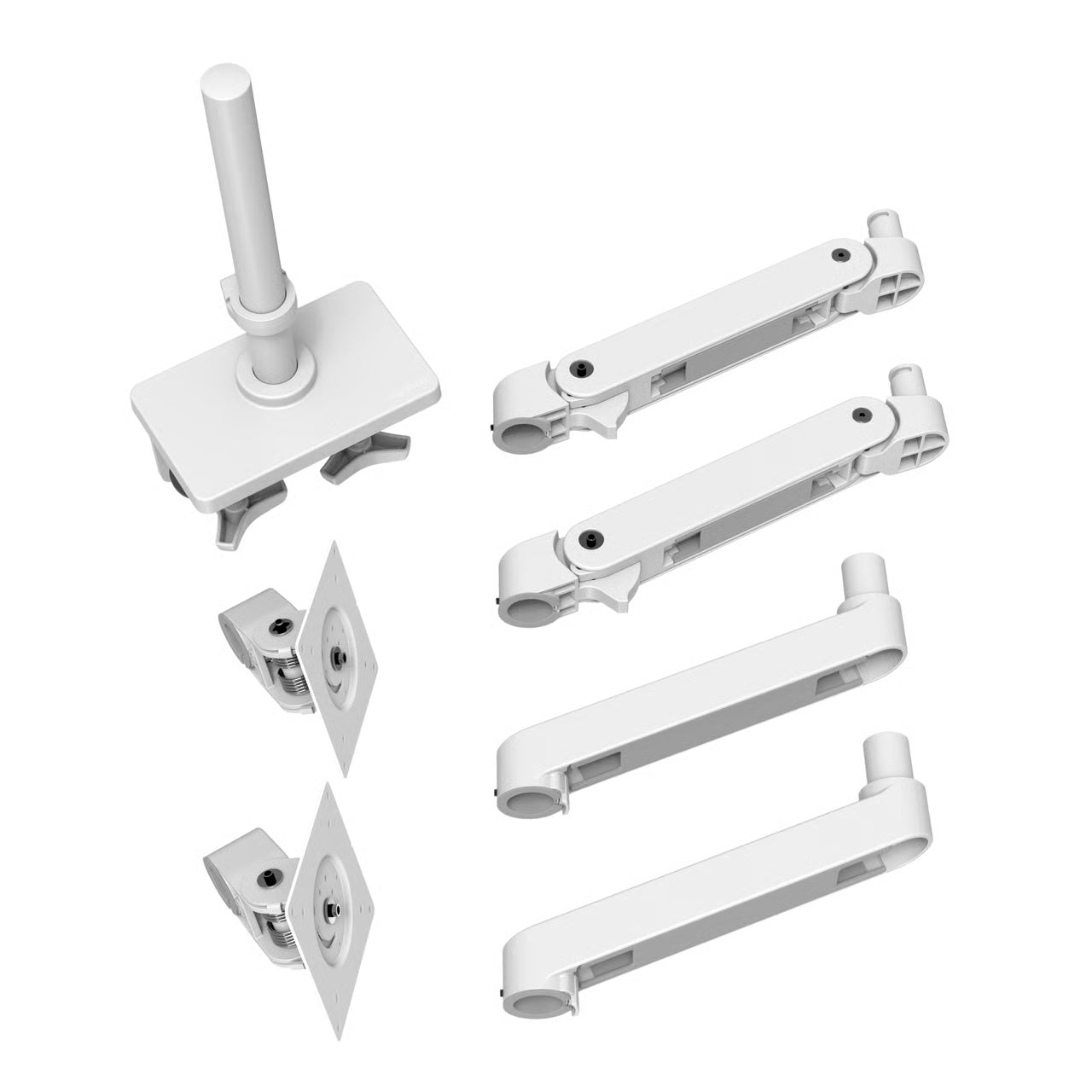 Ergotron LX Pro Dual Stacking Arm 桌面雙顯示器支架 (堆疊式) - White 白色 (每個承重 1.8 - 10 kg / ≤ 25.8" displays)