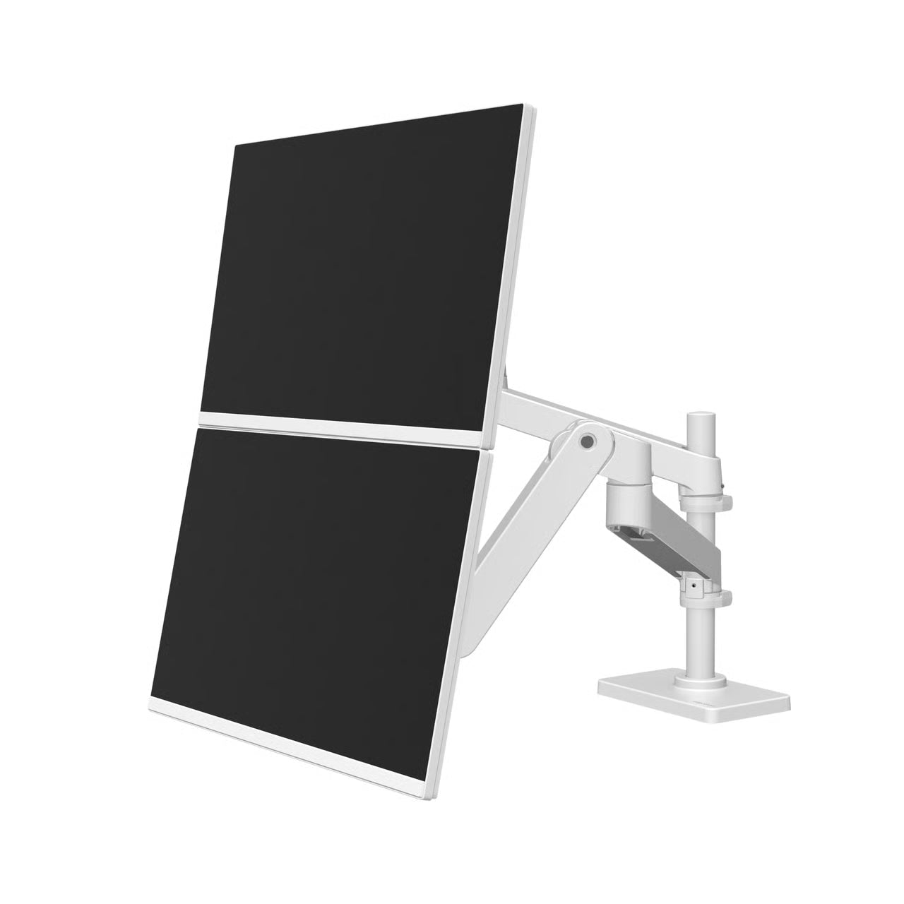 Ergotron LX Pro Dual Stacking Arm 桌面雙顯示器支架 (堆疊式) - White 白色 (每個承重 1.8 - 10 kg / ≤ 25.8" displays)