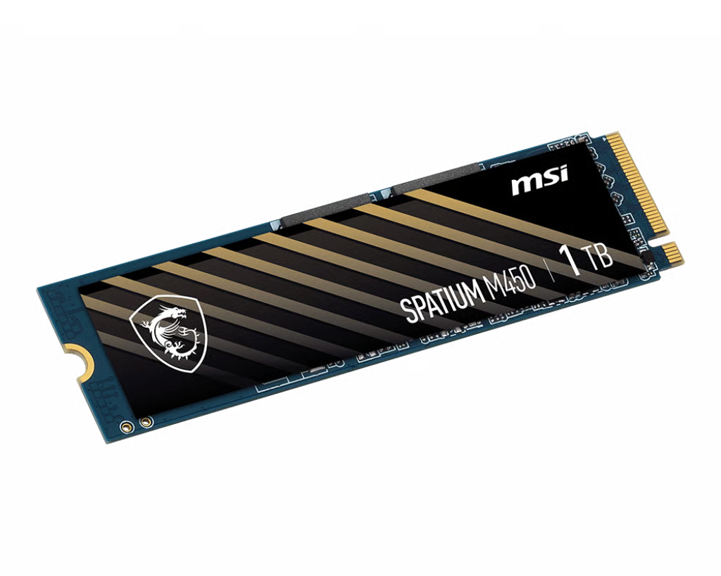 MSI 微星 SPATIUM M450 1TB PCIe 4.0 x4 NVMe M.2 2280 SSD