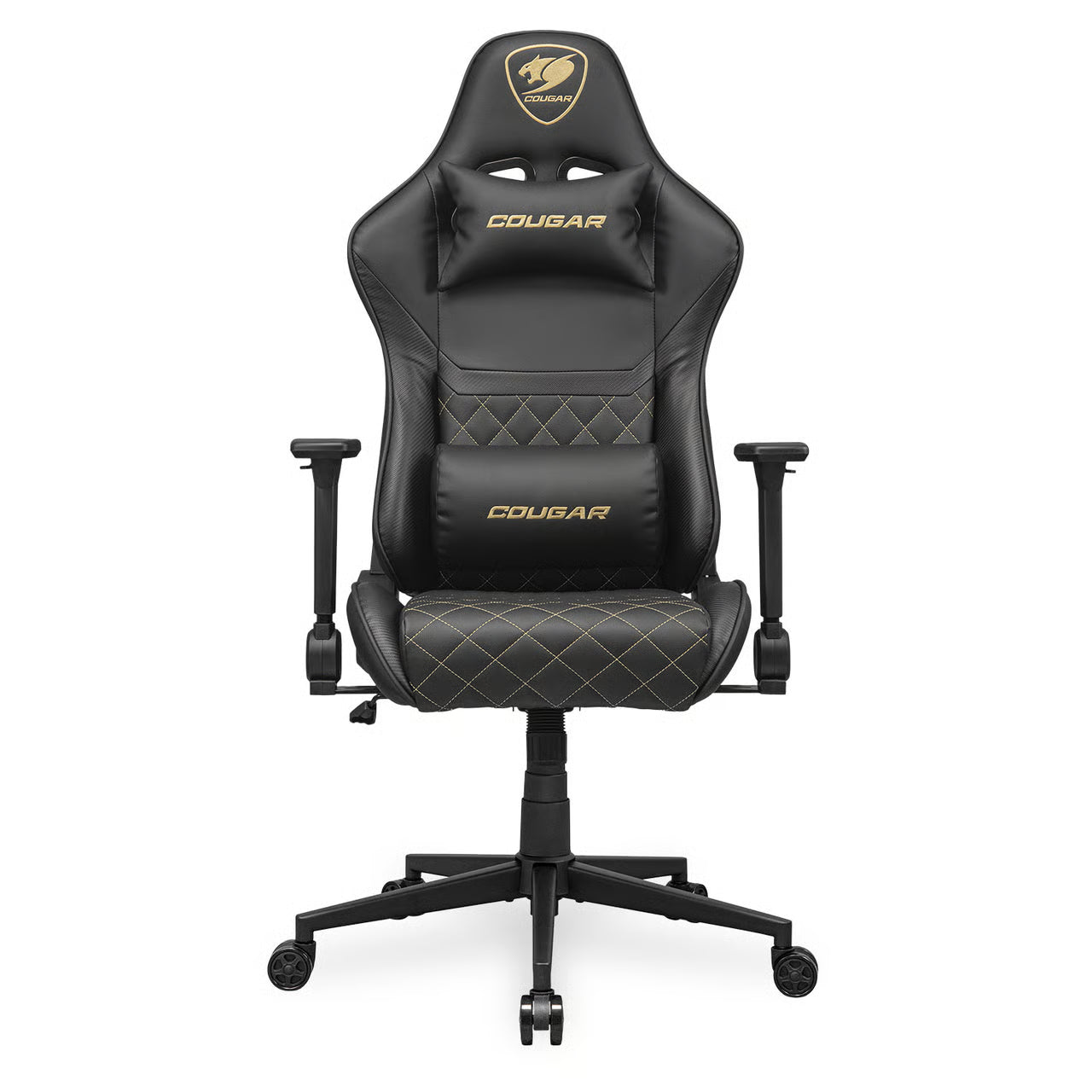 Cougar Armor One V2 Gold 人體工學高背電競椅 - 黑金色