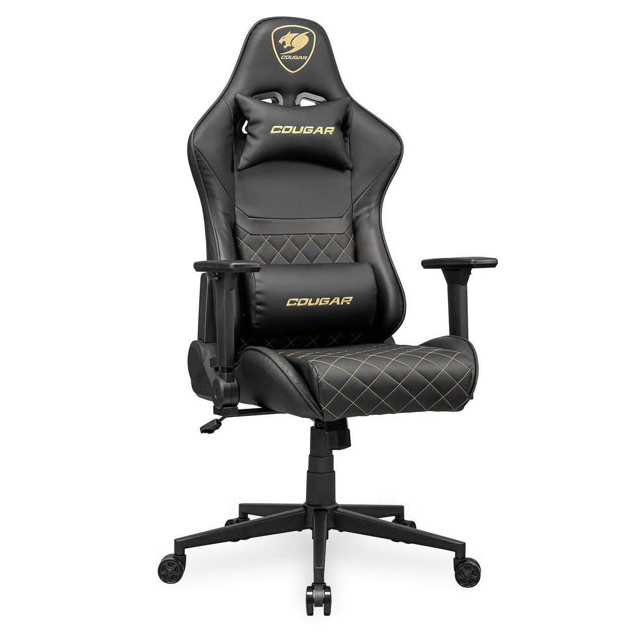 Cougar Armor One V2 Gold 人體工學高背電競椅 - 黑金色