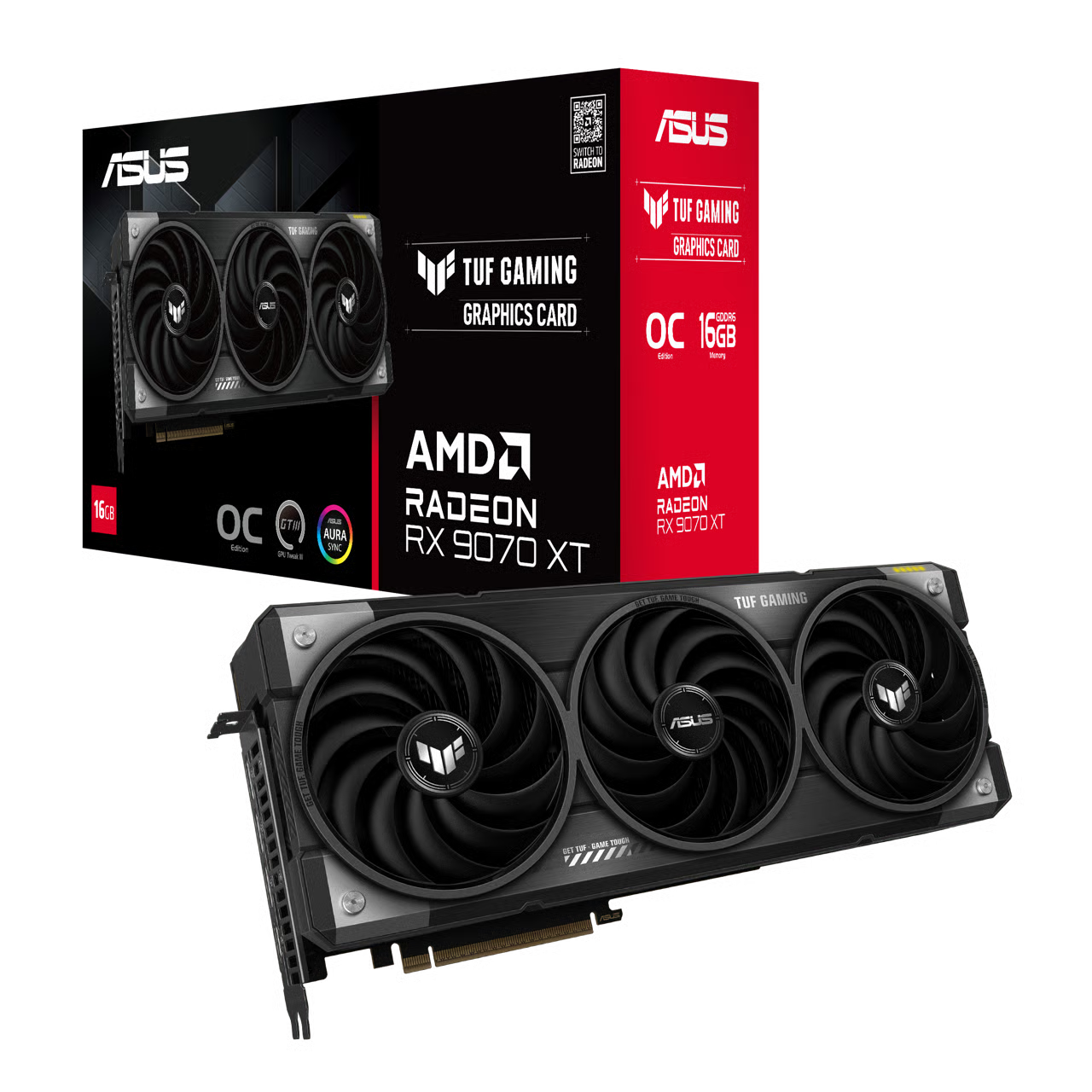 ASUS 華碩 TUF Gaming Radeon RX 9070 XT OC 16GB 顯示卡