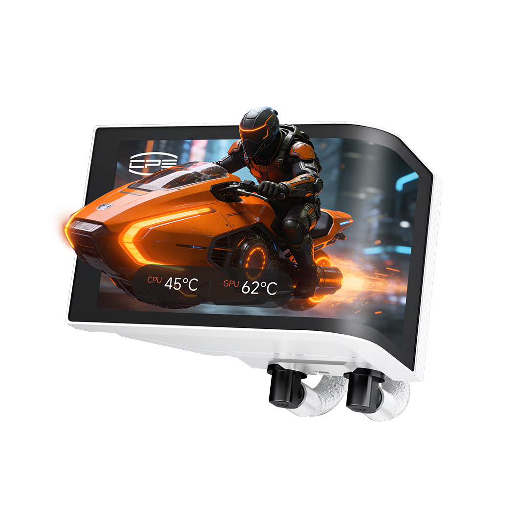 PCCOOLER DV360 ARGB Display 360mm 水冷散熱器 - White 白色