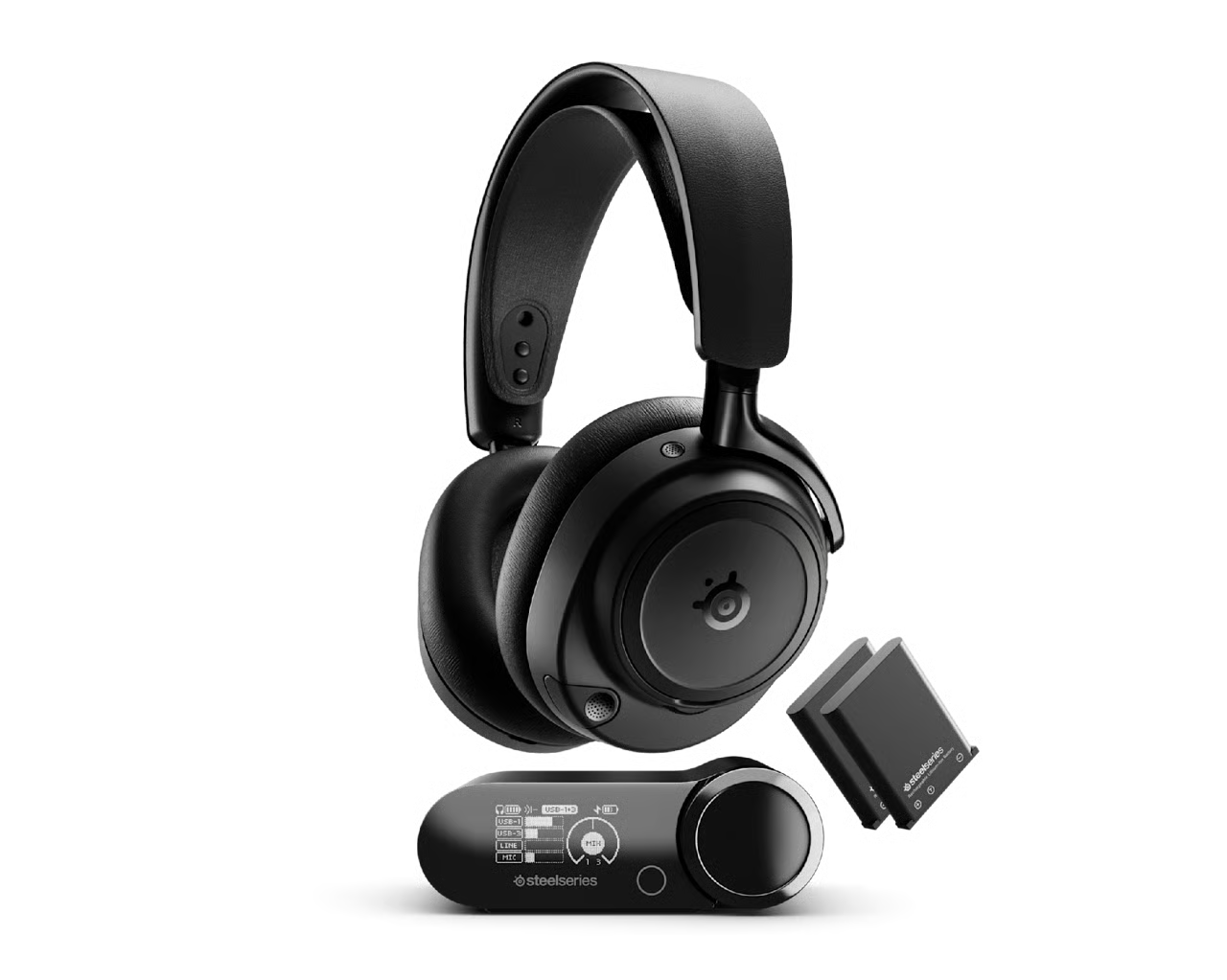 SteelSeries Arctis Nova Elite Wireless ANC 2.4G 無線電競遊戲耳機 - Obsidian 黑曜石 - 2保養