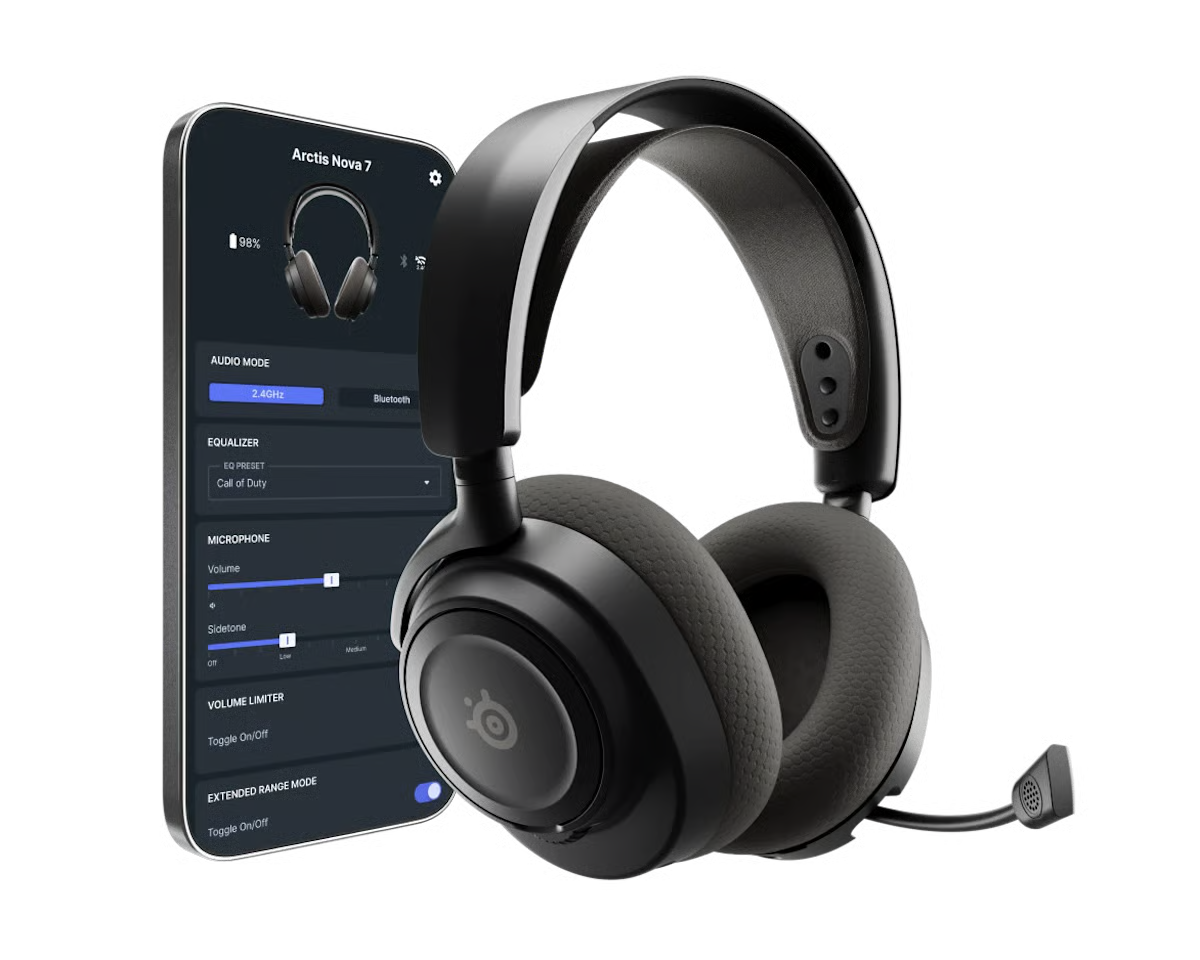 SteelSeries Arctis Nova 7 Gen 2 無線耳機 - PC version / Black 黑色