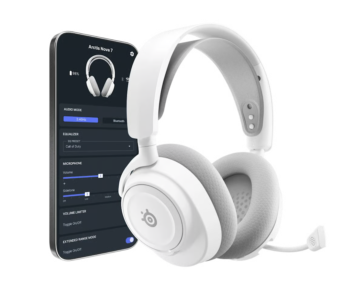 SteelSeries Arctis Nova 7 Gen 2 無線耳機 - PC version / White 白色